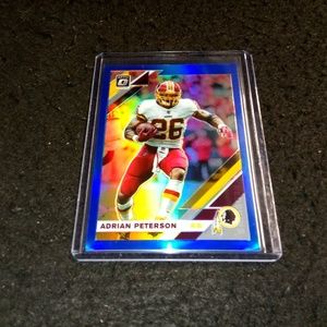 Adrian Peterson optic prism panini blue border